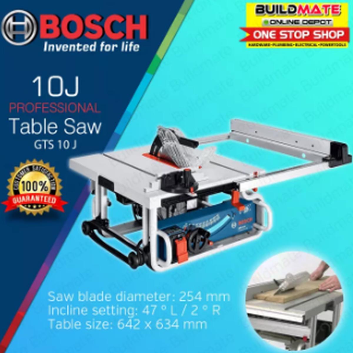 [SUPER SALE] BOSCH Professional Table Saw 1800W GTS 10 J BPT BUILDMATE