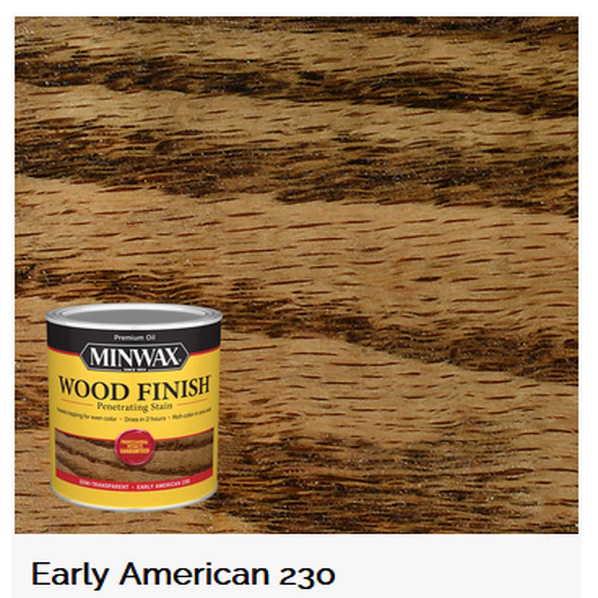 Wood Finish Early American 230 Quart