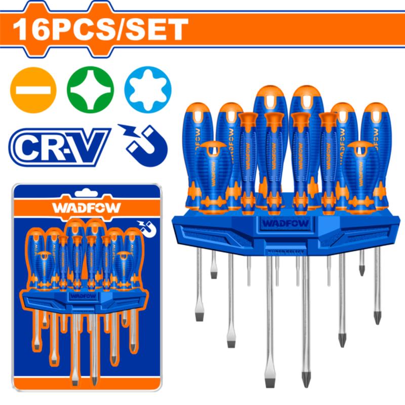 WSS1416 (Wadfow 16 Pcs screwdriver set C10P5)