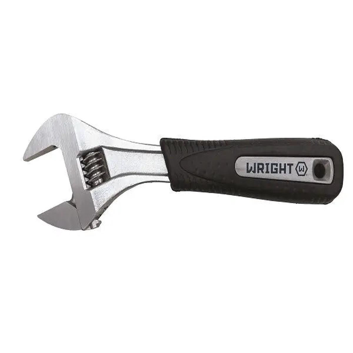 Wright Tool Ultimate Grip Black Industrial Adjustable Wrench Maximum Capacity 1-1/2 in, Length 12 in - WT 9ABG12 Adjustable Wrench