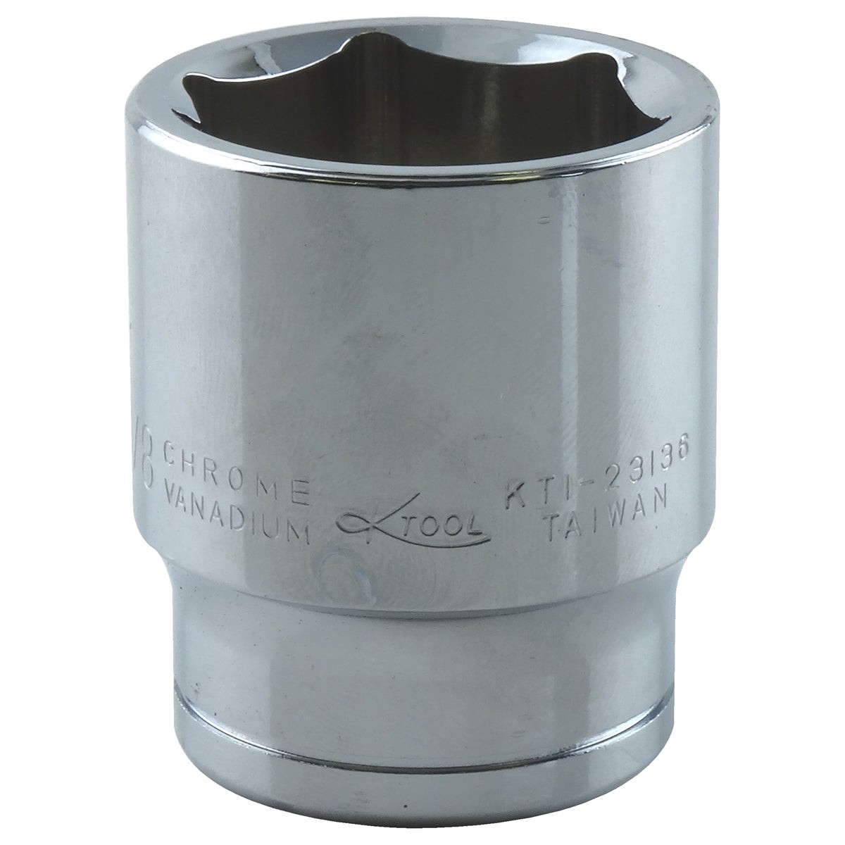1/2" Drive Standard 6 Point Chrome Socket 1-1/8"