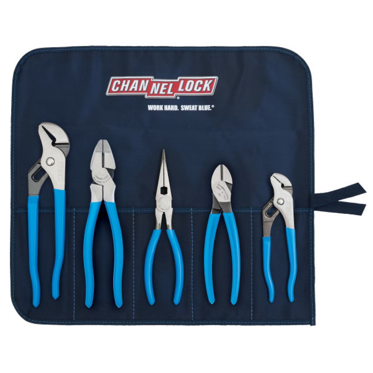 Channellock TOOL ROLL-5 5PC Professional Tool Set with Tool Roll