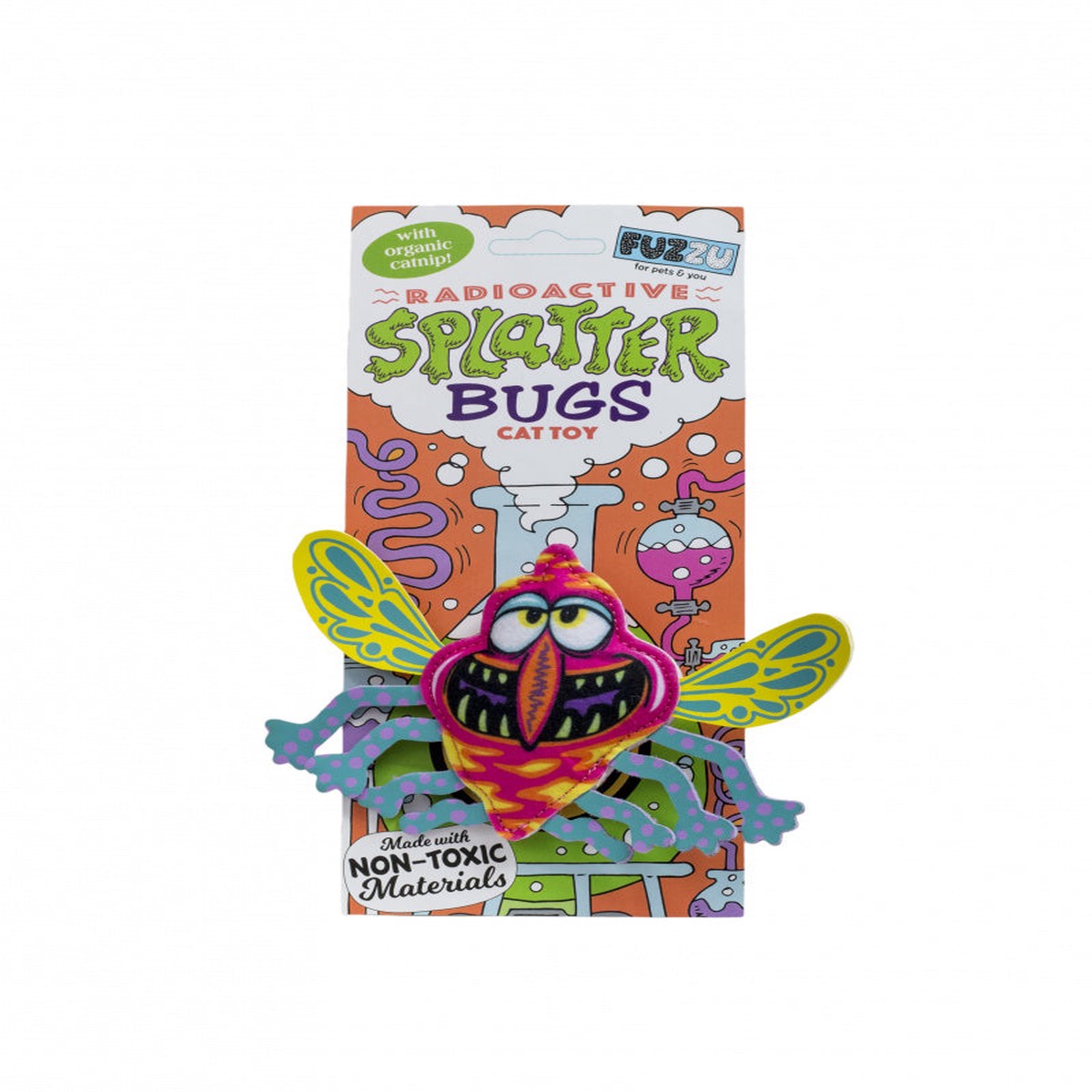 Fuzzu Splatterbugs Zinger Cat Toy