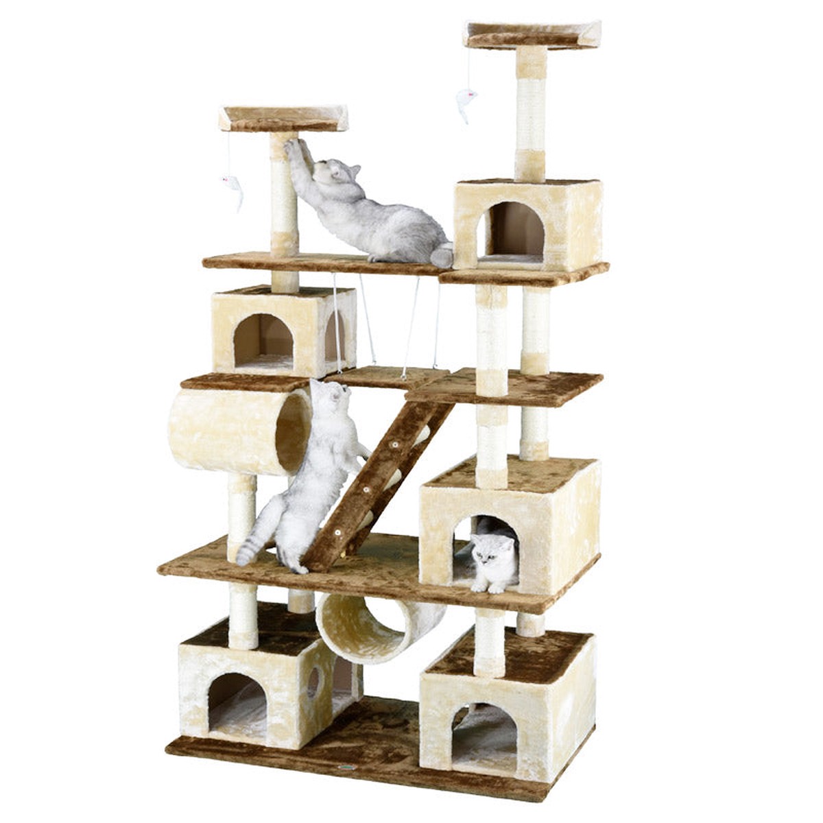87" Cat Tree Climber with Swing