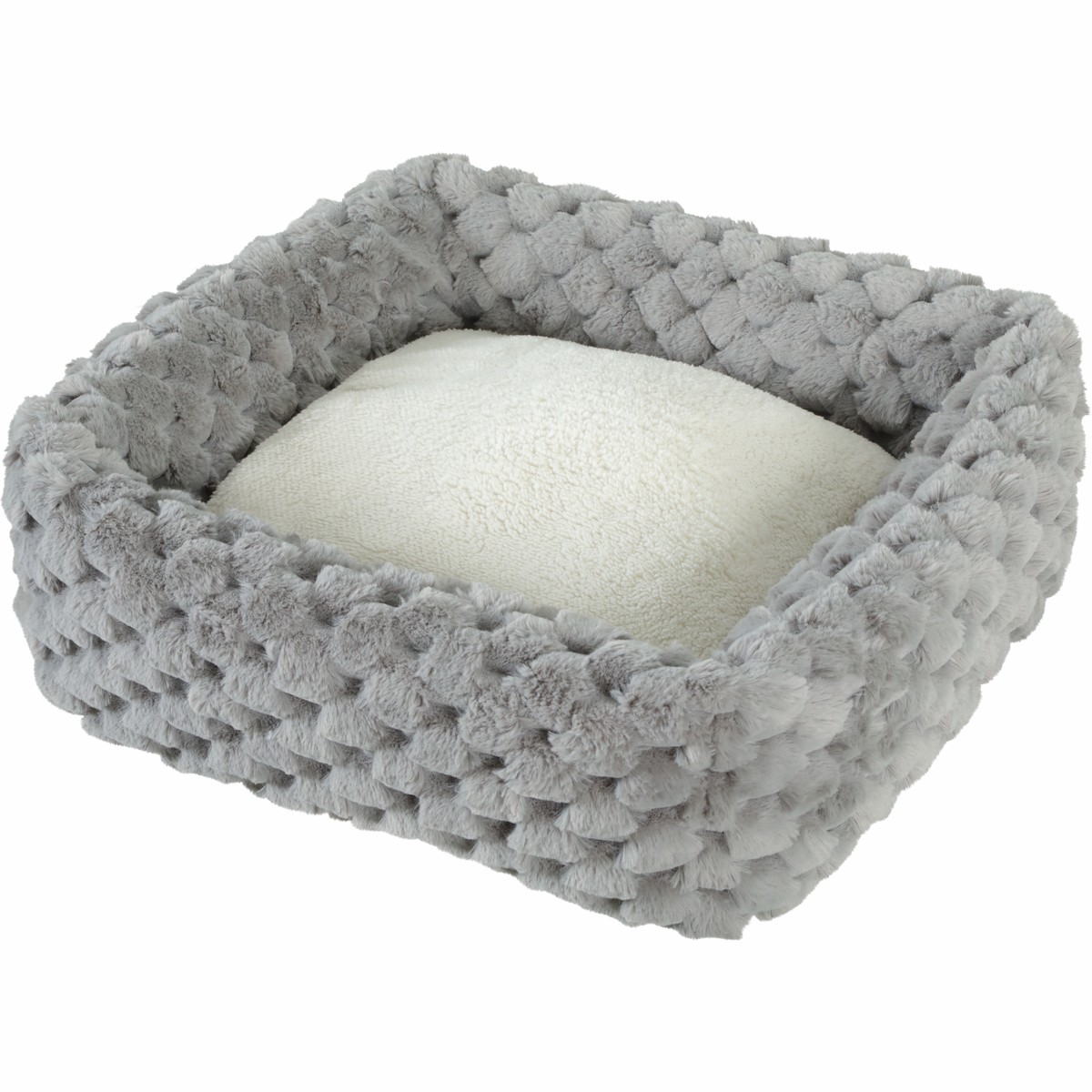 Abelha Squared Pet Bed Grey, XLarge