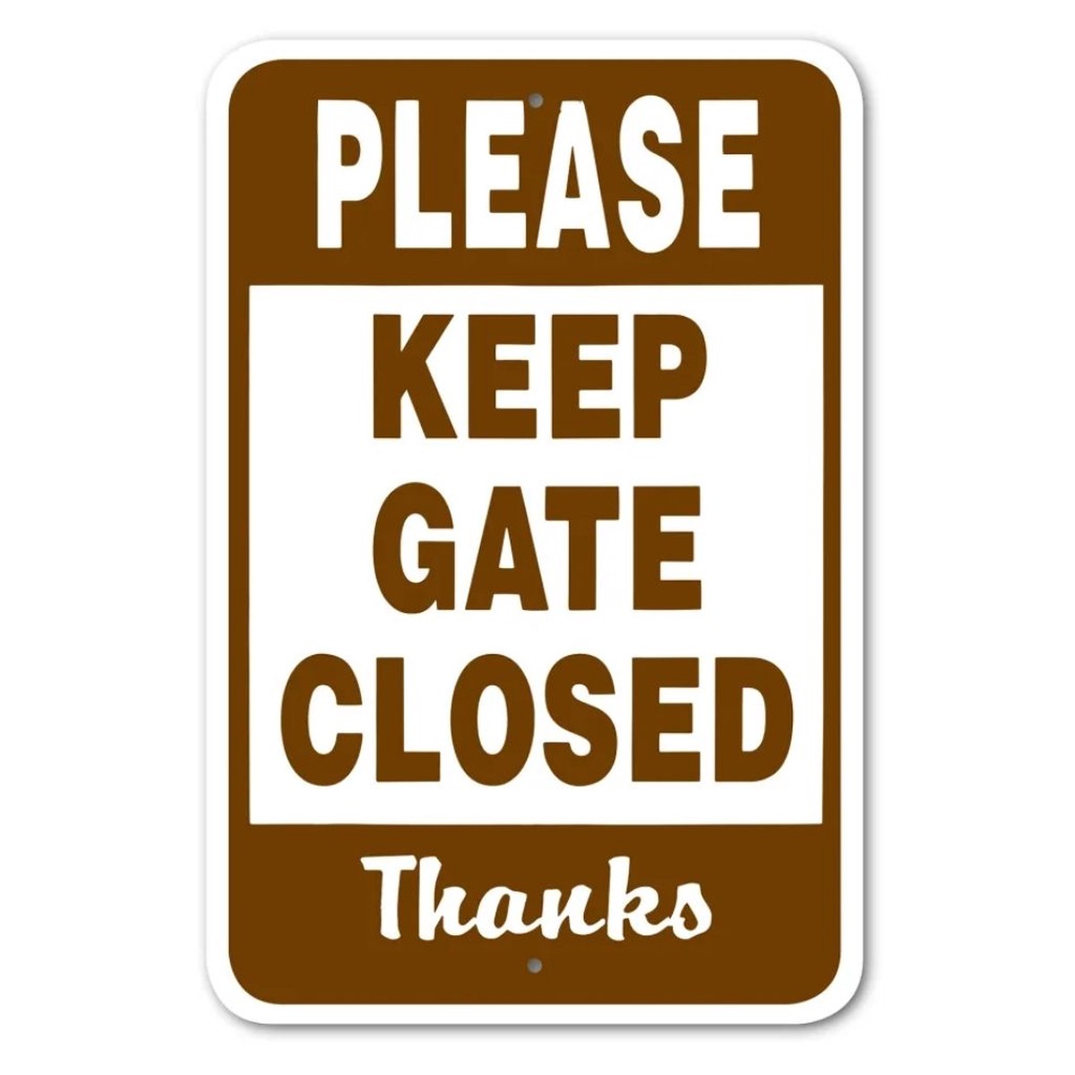Noble Beasts - Please Keep Gate Closed Sign