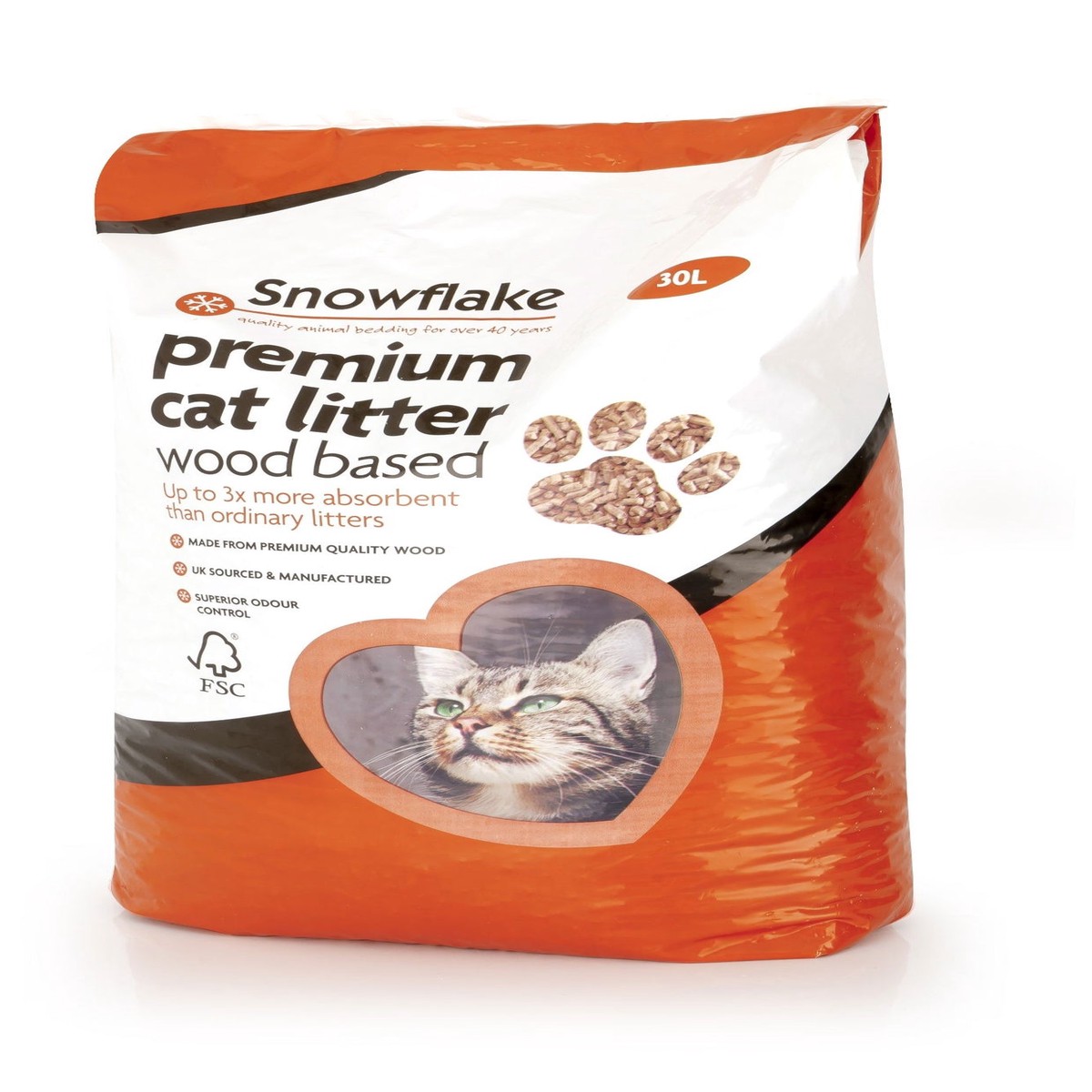 Snowflake Cat Litter