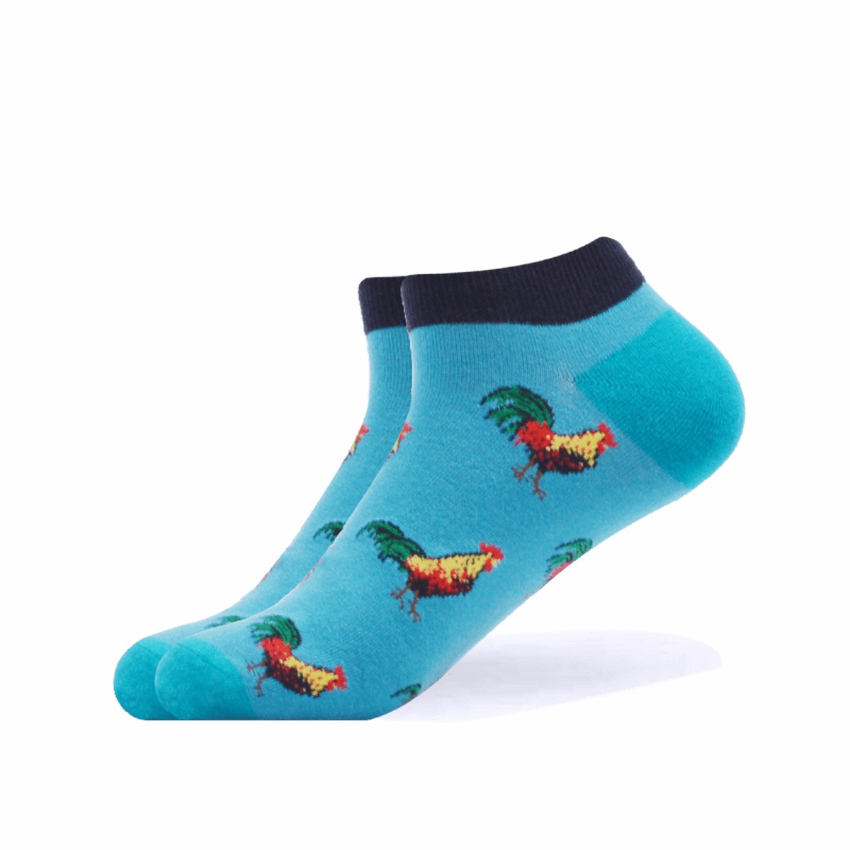 Blue Rooster Ankle Socks - WestSocks