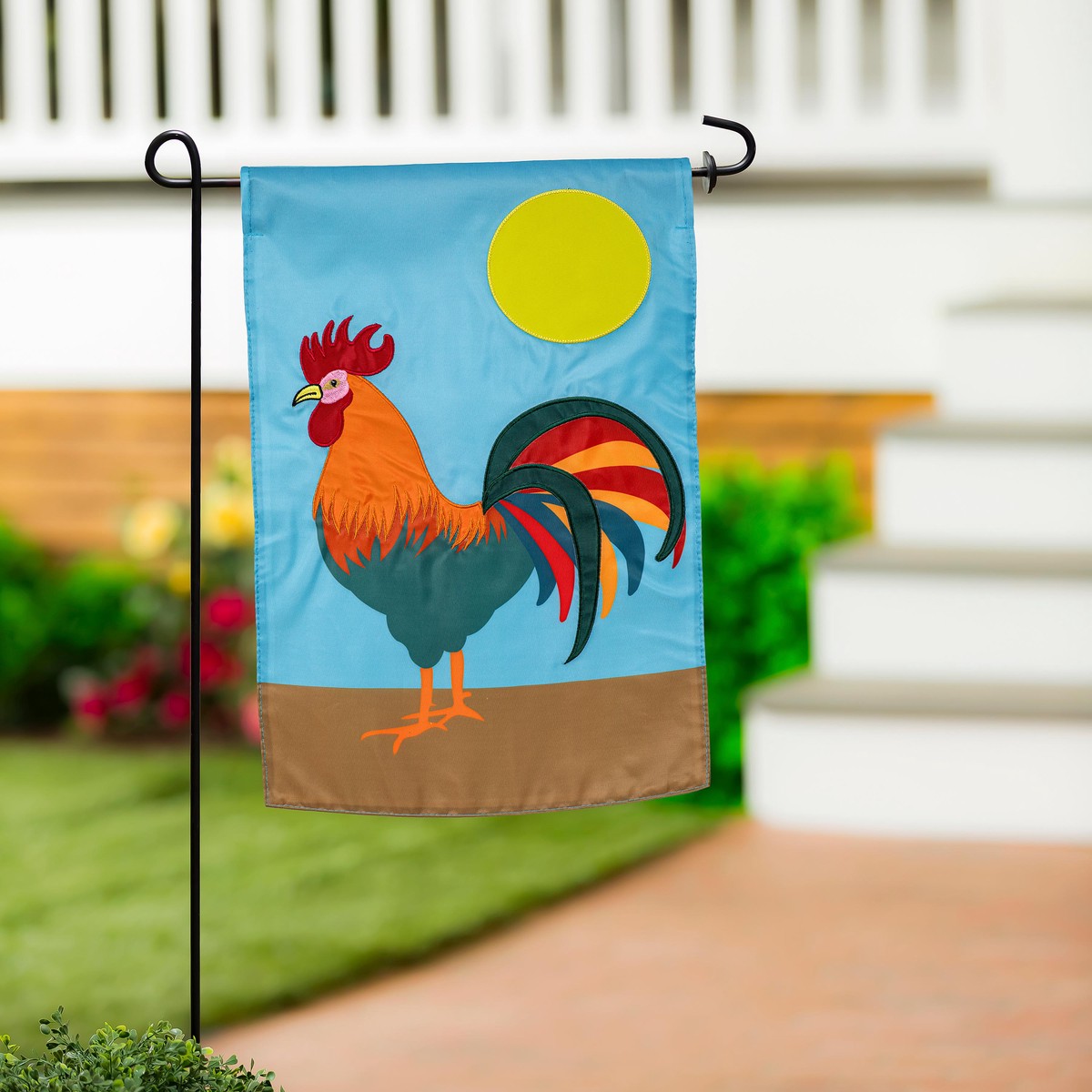 Evergreen Enterprises - Flag Colorful Rooster Basic