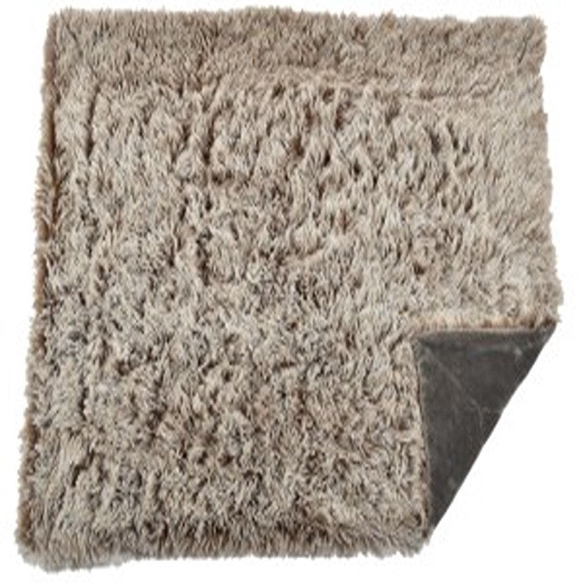 Plaid Furry Throw