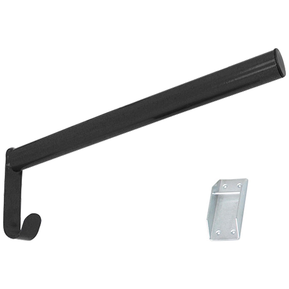Saddle Rack Folding Pole Black