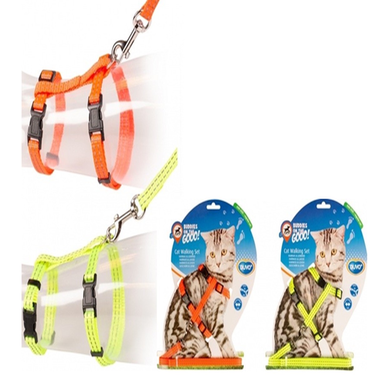 CAT HARNESS-LEAD REFLECTIVE UNI