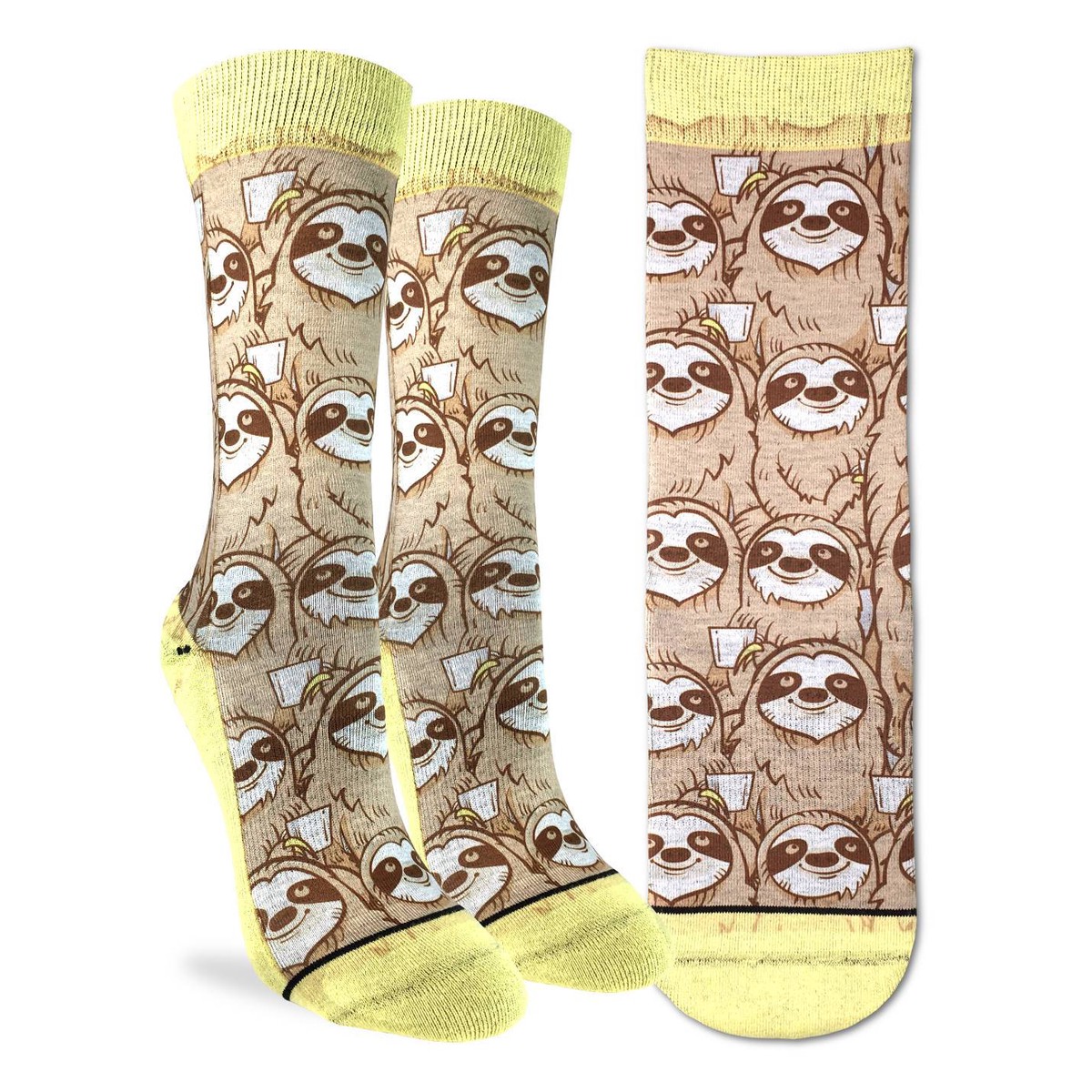 Good Luck Sock - Coffee Sloth