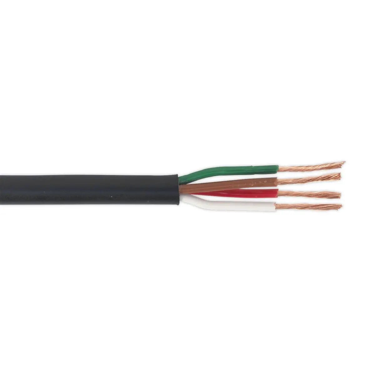 Sealey Automotive Cable Thin Wall 4 x 0.75mm 24/0.20mm 30m Black