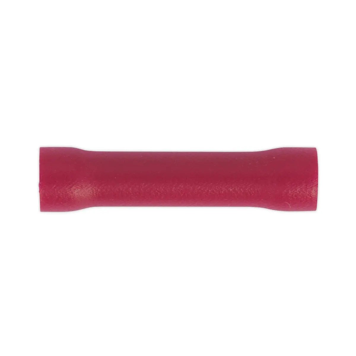 Sealey 100 Pack 3.3mm Red Butt Connector Terminal