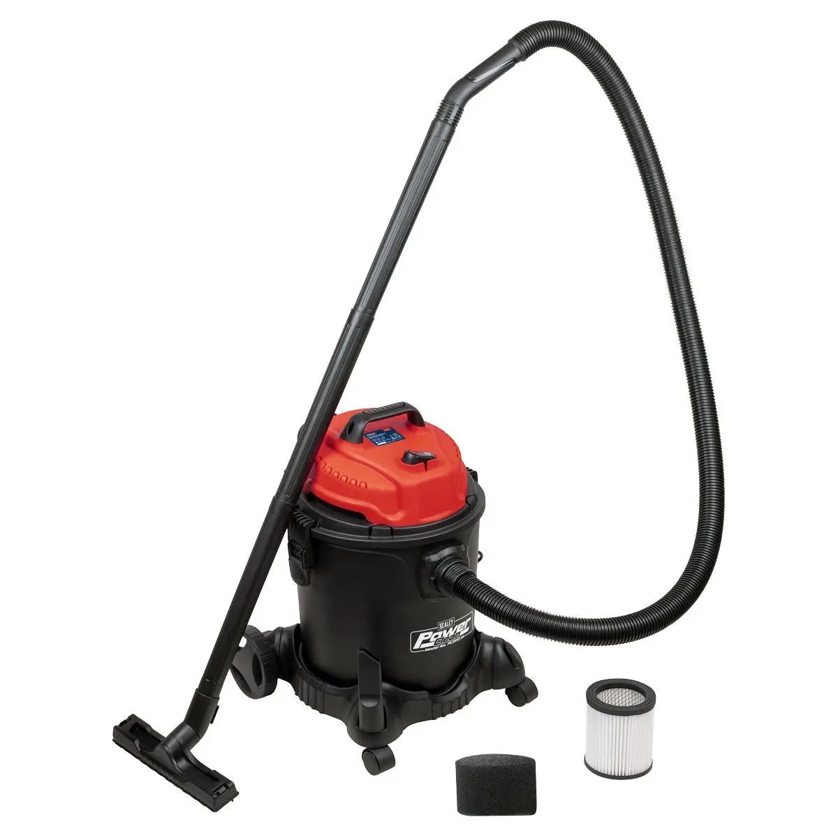 Sealey Vacuum Cleaner Wet & Dry 20L 1250W/230V