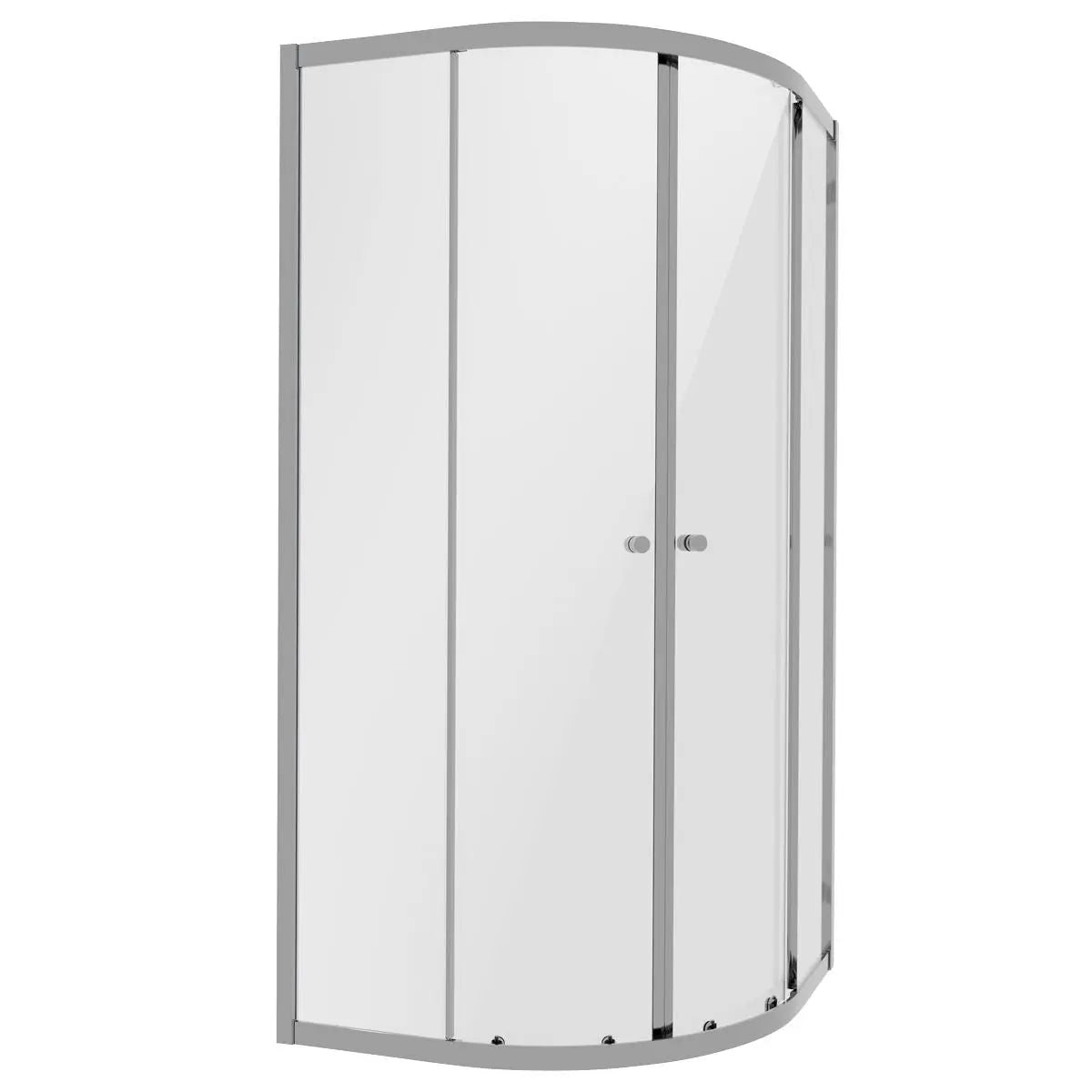 Baridi Quadrant Shower Entry Enclosure 800 x 800 x 1850mm with 6mm Tempered Glass - Chrome