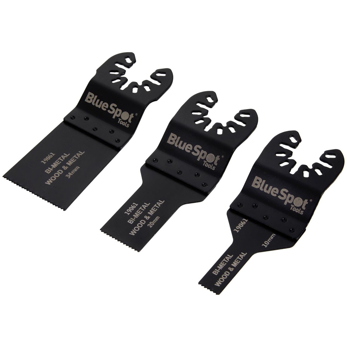 BlueSpot Multi Tool Blade Set OMT Bi-Metal 10-34mm 3 Piece