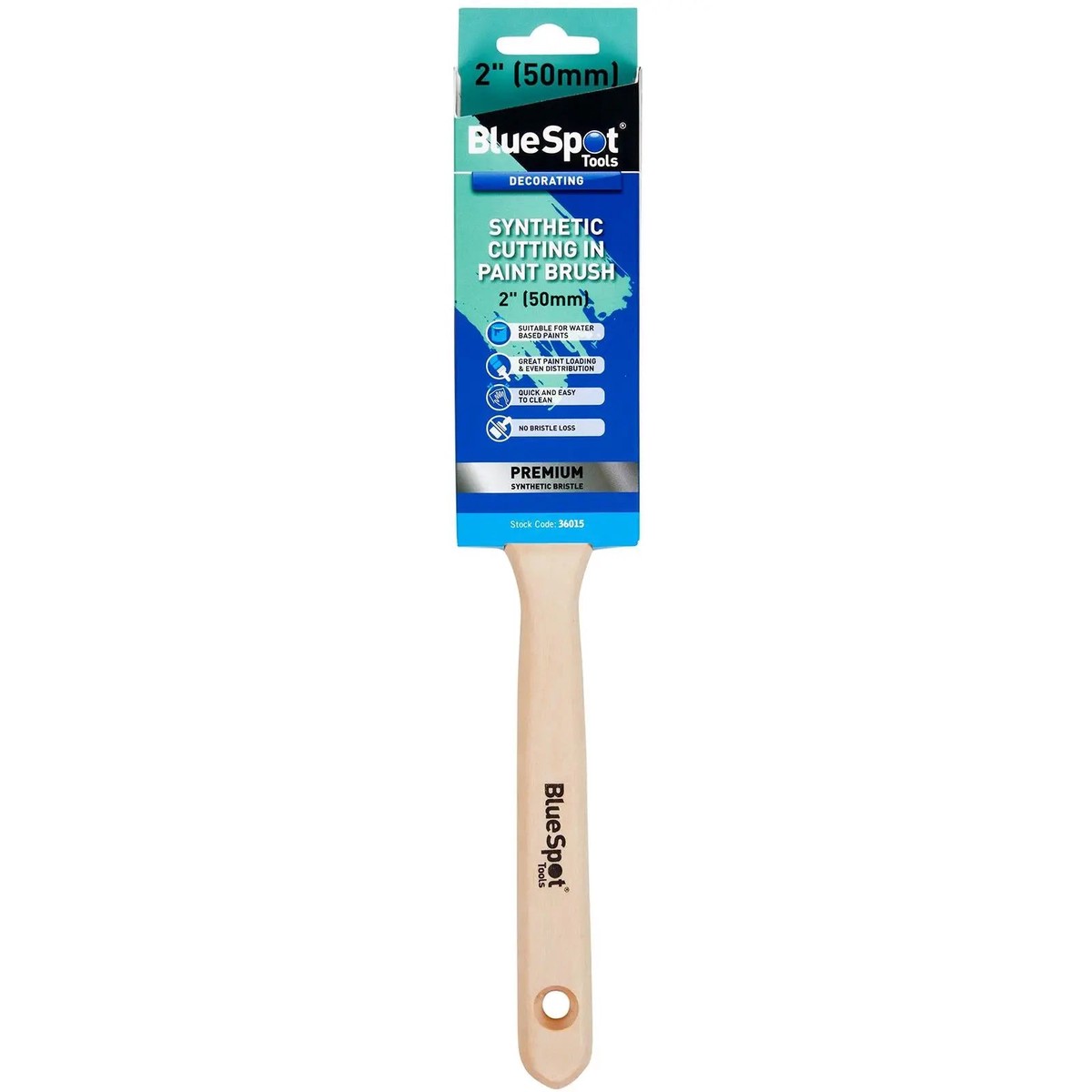 BlueSpot Synthetic Cutting In Paint Brush 2" (50mm)