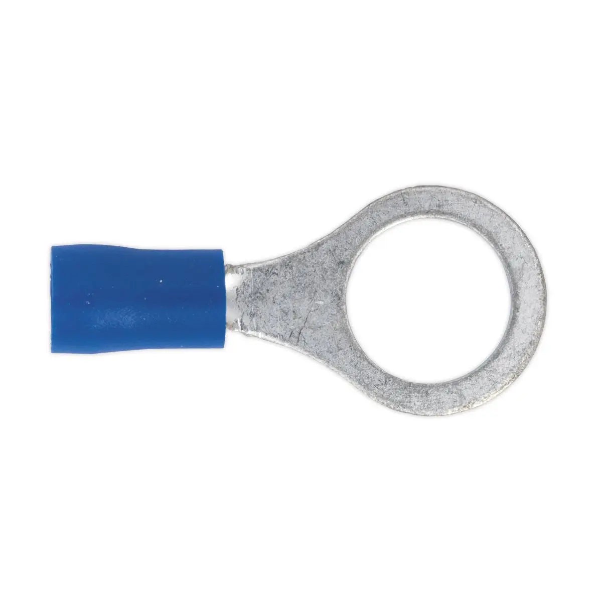 Sealey 100 Pack 10.5mm (3/8") Blue Easy Entry Ring Terminal