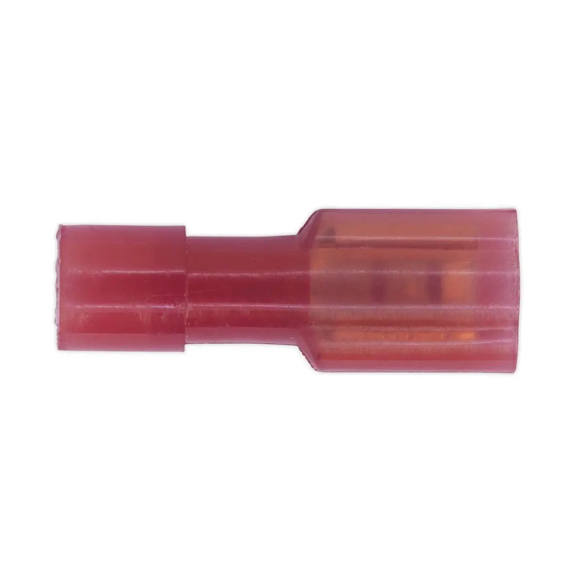 Sealey 100 Pack 4.7mm Red Fully Insulated Terminal