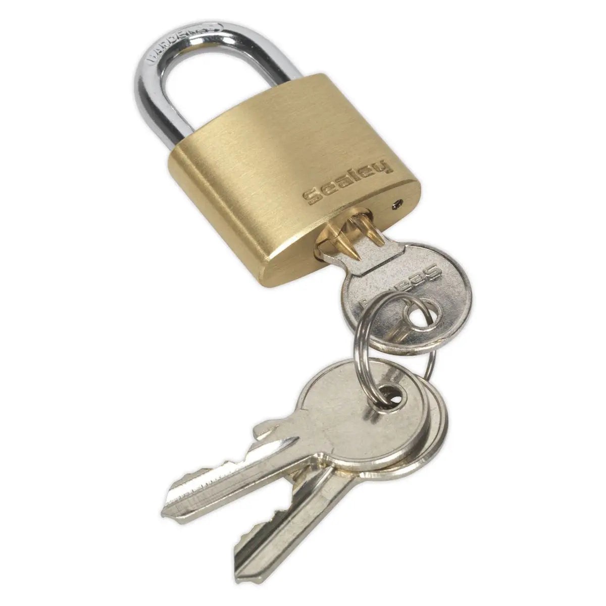 Sealey Brass Body Padlock 30mm