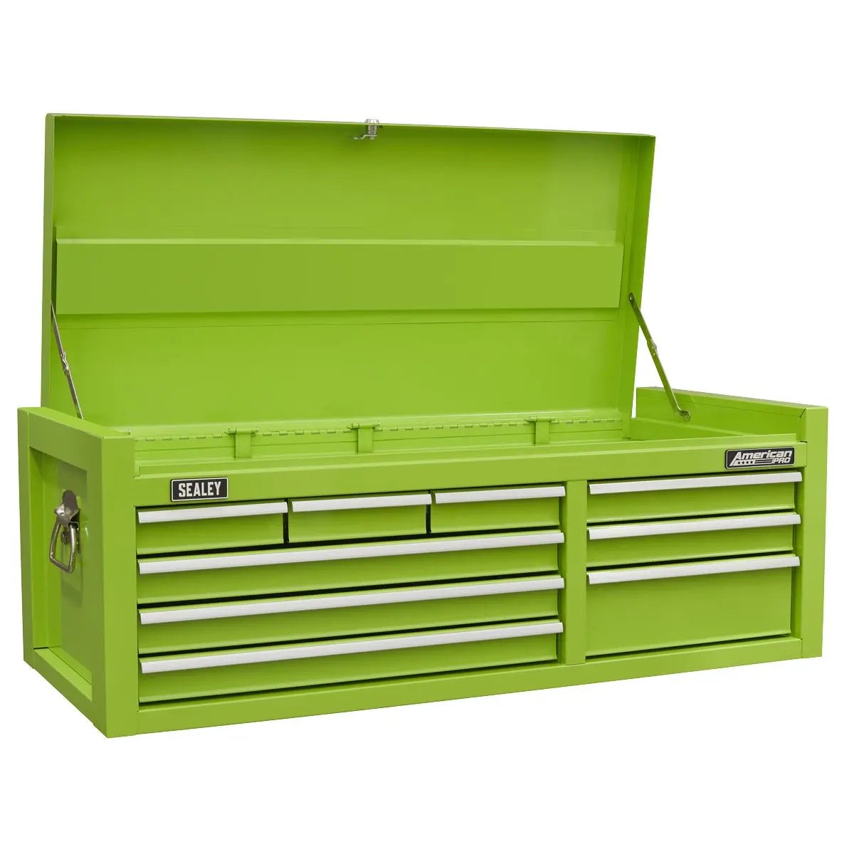 Sealey American Pro Topchest 9 Drawer with Ball Bearing Slides - Green