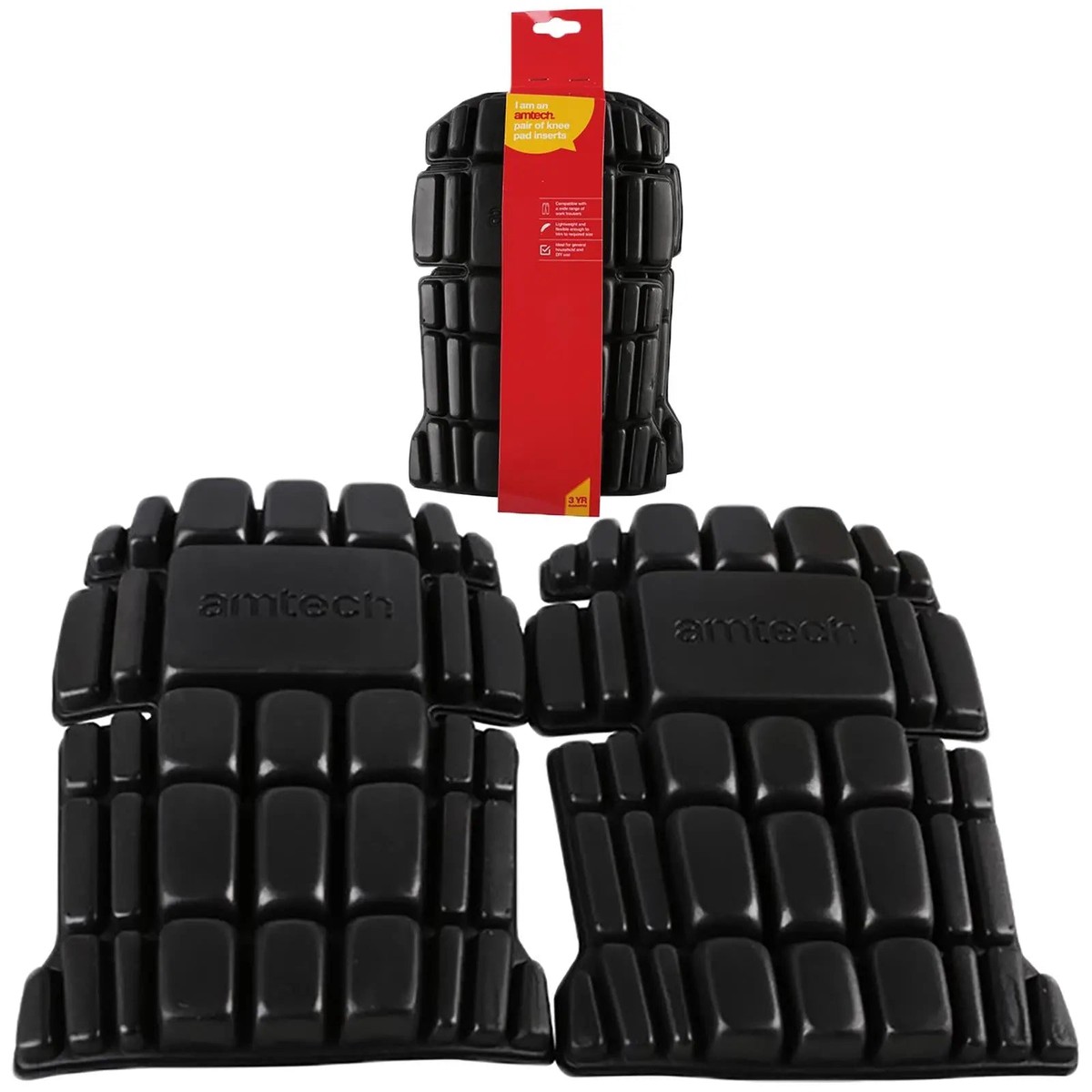 Amtech Work Trouser Knee Pad Inserts Pair Workwear