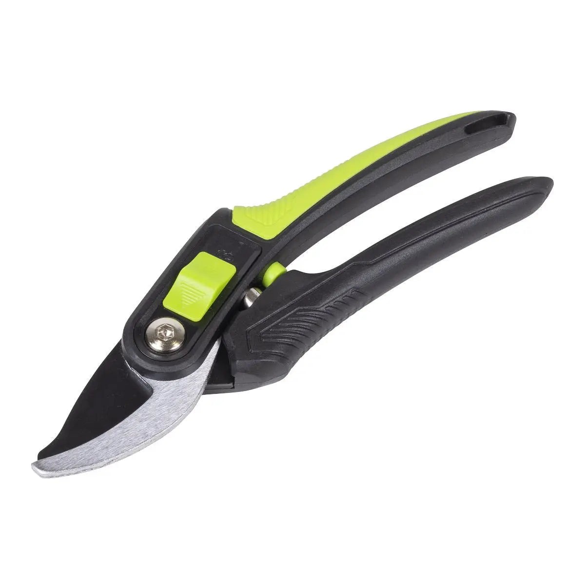 Sealey Bypass Secateurs with Soft Grip Handle, 3-Stage Safety Lock & Carbon Steel Blade, 220mm