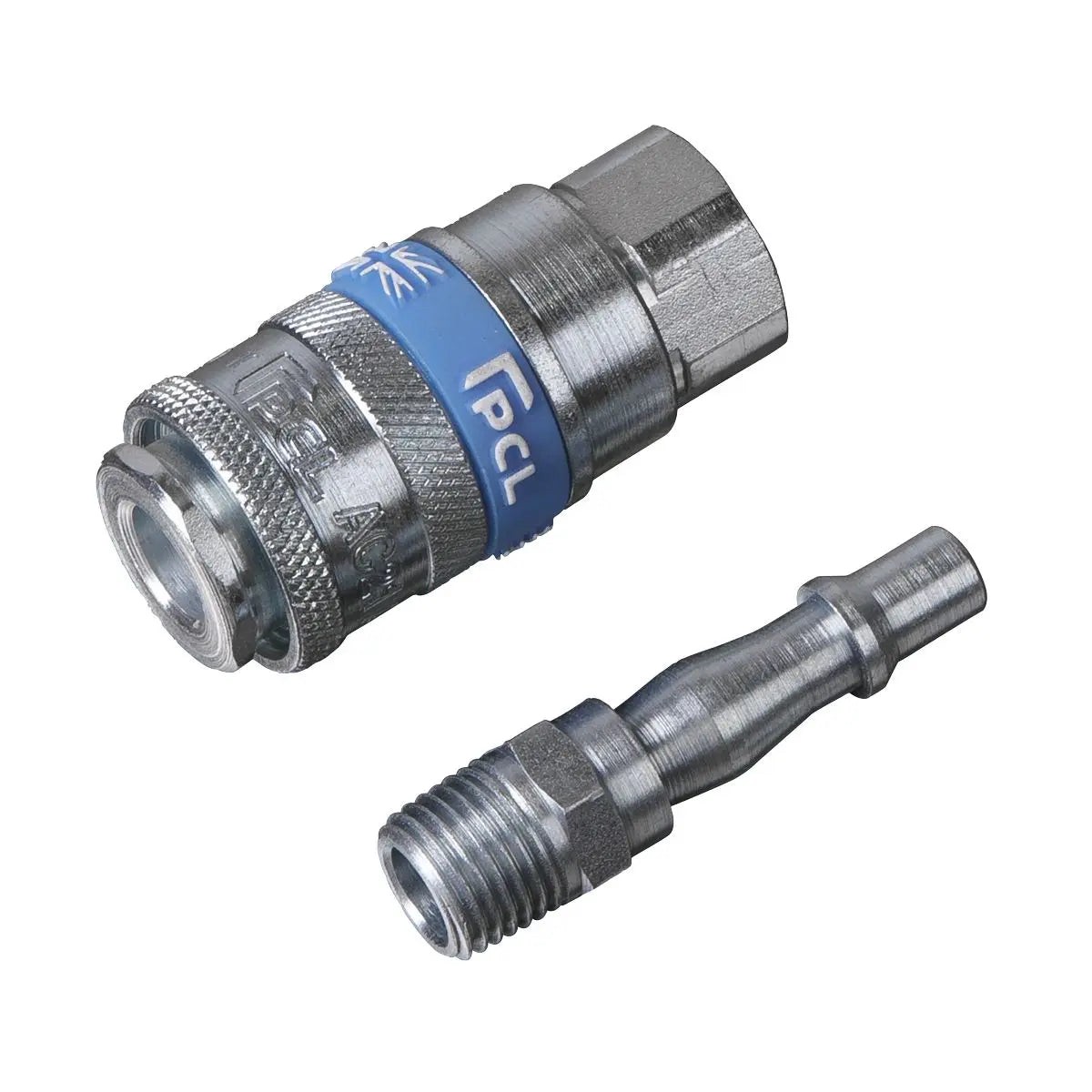 PCL Air Tool Coupling Kit 2pc 1/4"BSP