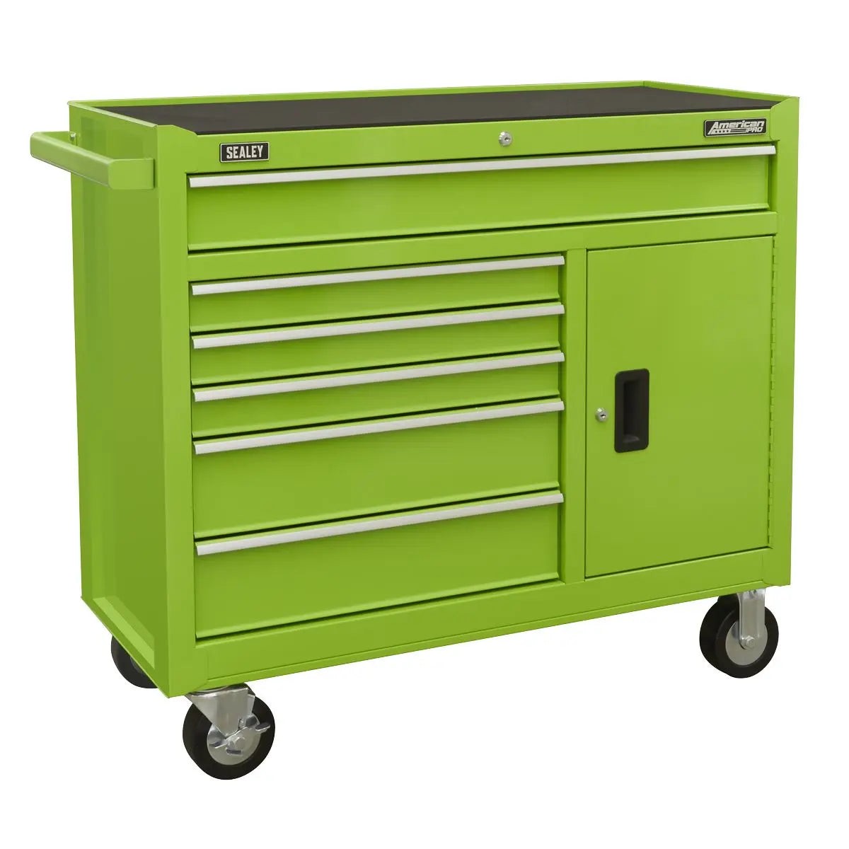Sealey American Pro Rollcab 6 Drawer with Ball Bearing Slides - Green